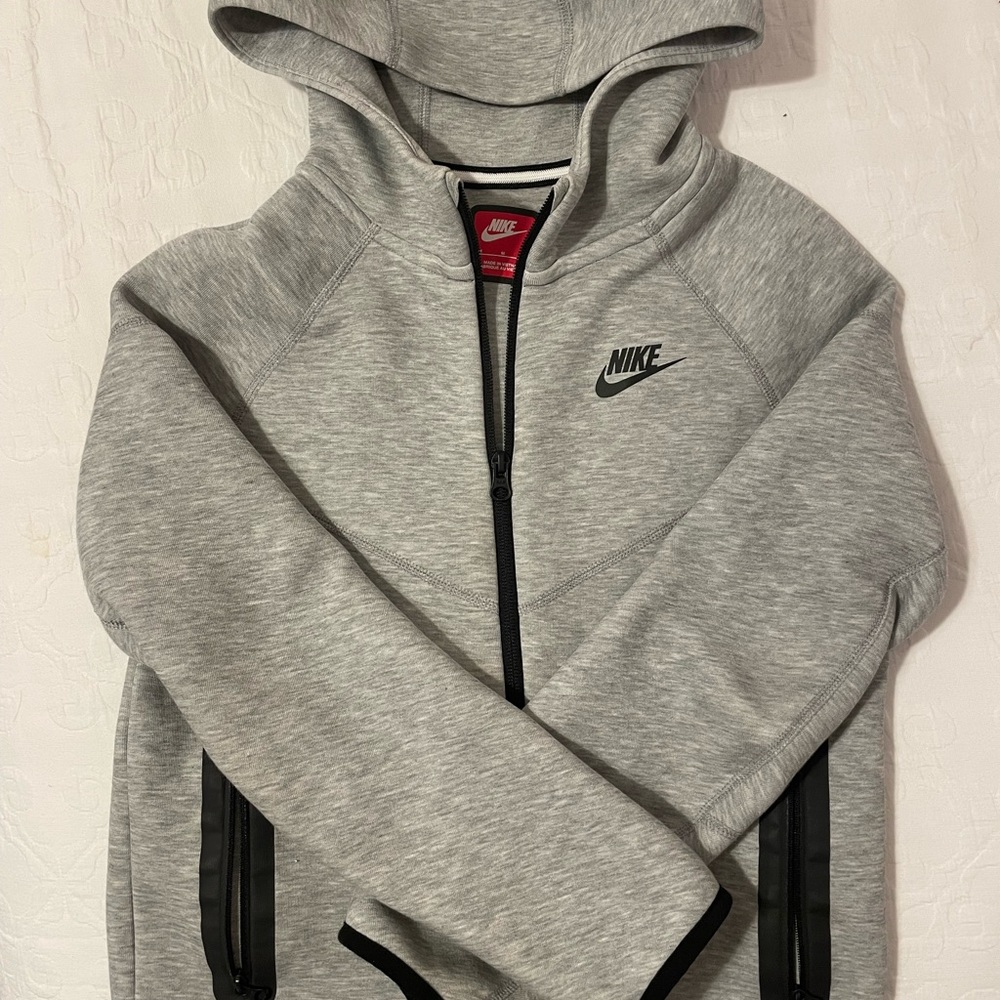 Nike Tech Kids Gray Hoodie